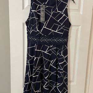 Ladies navy blue dress